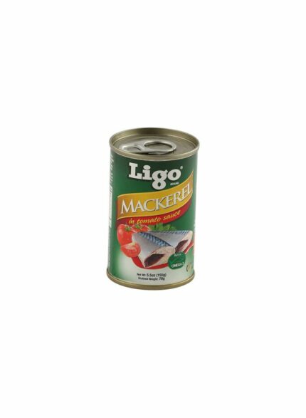 Ligo Mackerel In Tomato Sauc - Box Of 100 Pcs - 155 gm For Piece