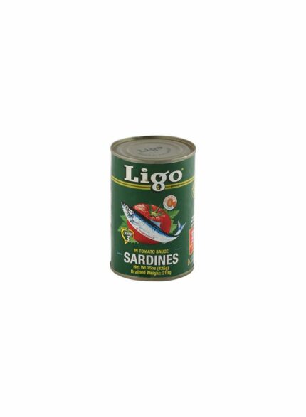 Ligo Sardines In Tomato Sauce - Box Of 48 Pcs - 425 gm For Piece