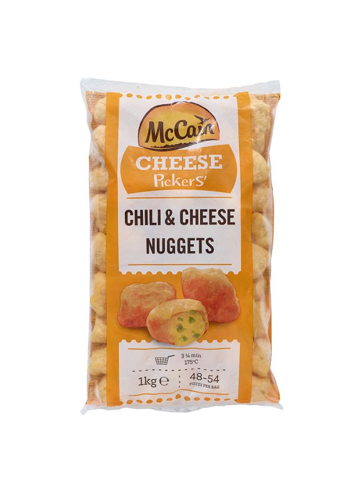 McCain Chili & Cheese Nugget - Box of 6 Pieces - 1 Kg McCain Chili & Cheese Nugget - Box of 6 Pieces - 1 Kg
