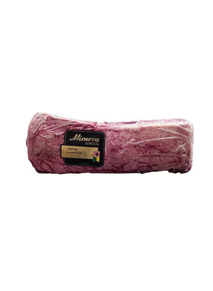 Minerva Foods Beef Striploin Minerva Colombia - Chilled - Box Of 19 Pieces - (18 - 20) Kg