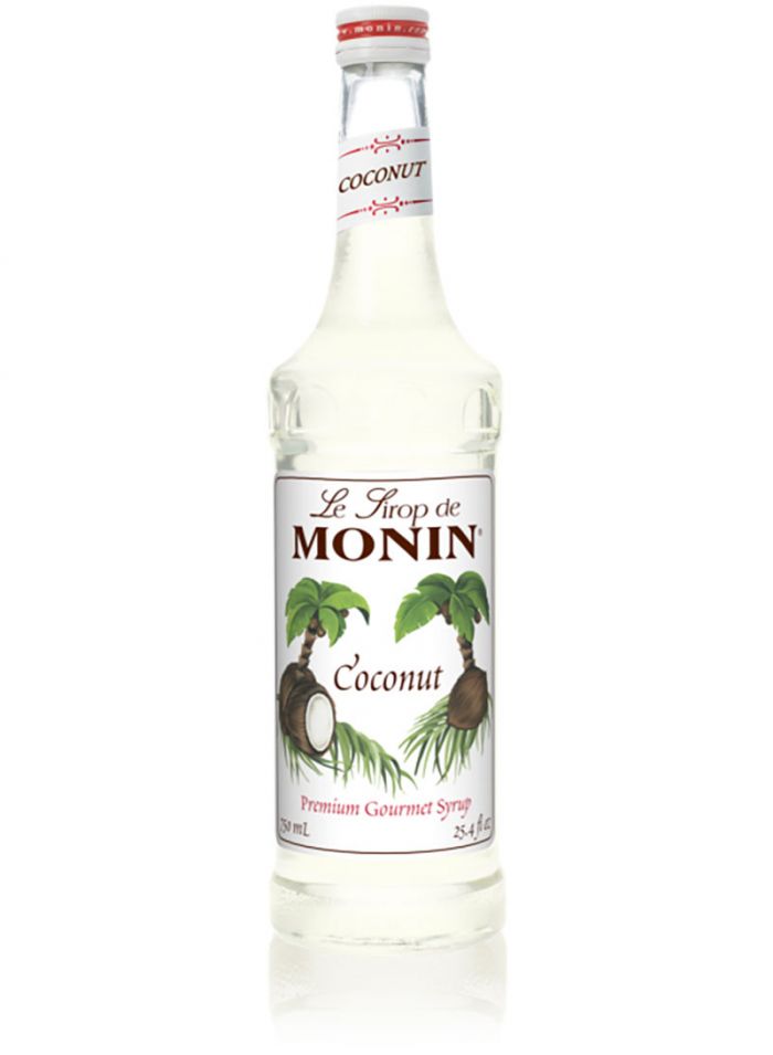 Monin Coconut Syrup - Box Of 6 Pcs - 1 ltr For Bottle