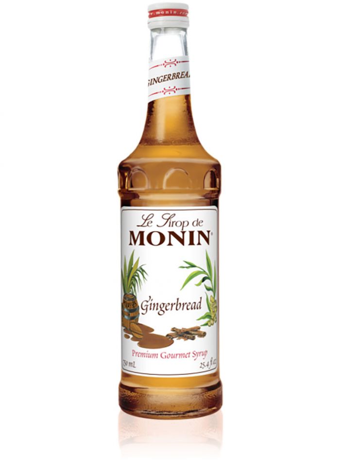 Monin Ginger Bread Syrup - Box Of 6 Pcs - 700 ml For Bottle