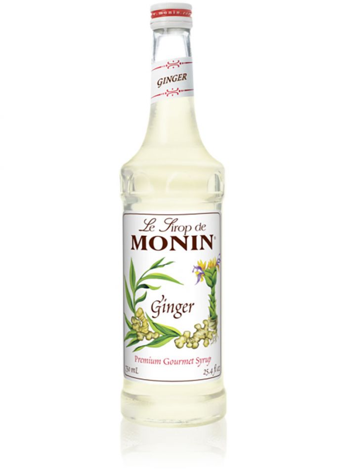 Monin Ginger Syrup - Box Of 6 Pcs - 700 ml For Bottle