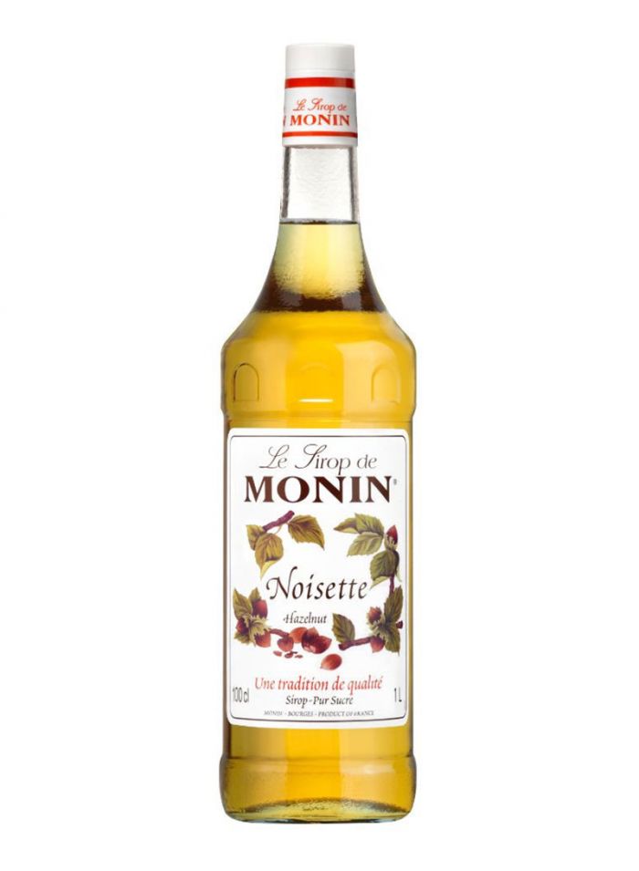 Monin Hazelnut Syrup - Box Of 6 Pcs - 1 ltr For Bottle