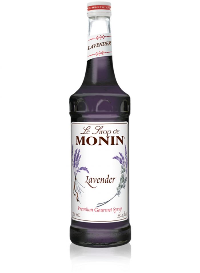 Monin Lavender Syrup - Box Of 6 Pcs - 1 ltr For Bottle