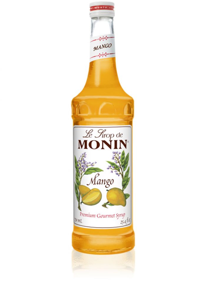 Monin Mango Syrup - Box Of 6 Pcs - 1 ltr For Bottle
