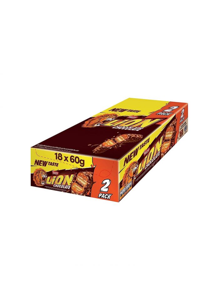 Nestle Lion Chocolate - Box Of 108 Pieces - 60 G