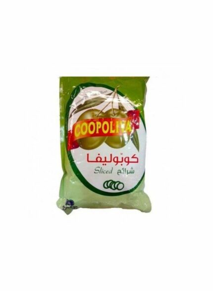 اوليكوب زيتون اخضر شرائح - 10 حبة بالكرتون - 936 جم