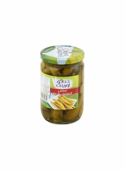 Orient Gardens Hot Pepper Pickles - Box Of 12 Pcs - 550 gm For Piece
