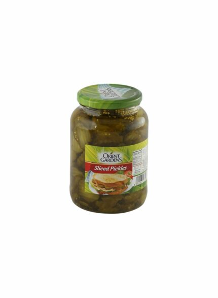 Orient Gardens Sliced Pickles - Box Of 12 Pcs - 36 oz For Piece