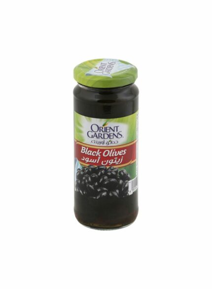 Orient Gardens Whole Black Olives - Box Of 12 Pcs - 360 gm For Piece