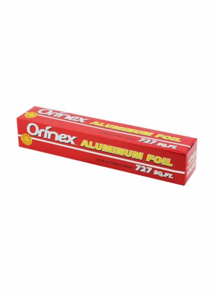 Orinex Aluminium Foil - Box Of 6 Pcs - 45 cm x 150 m For Pcs