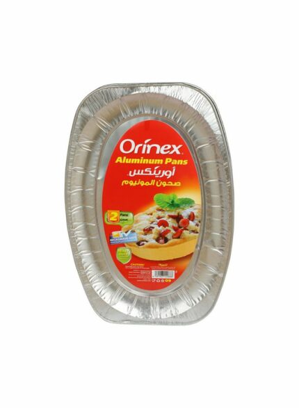 Orinex Aluminum Pans - Box Of 12 Pkg - 2 pcs For Pkg