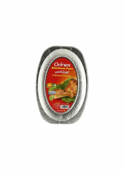 Orinex Aluminum Pans - Box Of 12 Pkg - 6 pcs For Pkg