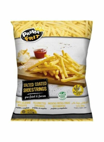 PRIMA FRIT Frozen Fries 10*10 Mm (I96) - Box of 4 Pieces - 2.5 kg