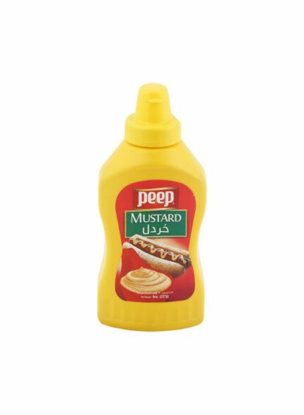 Peep Mustard Squeeze - Box Of 12 Pcs - 8 oz For Piece