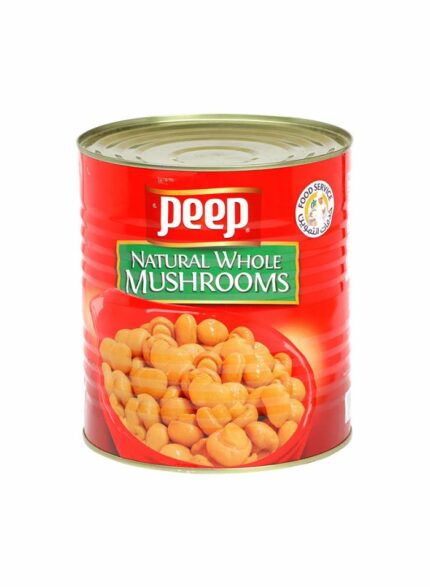 Peep Natural Whole Mushrooms - Box Of 6 Pcs - 2840 gm For Piece