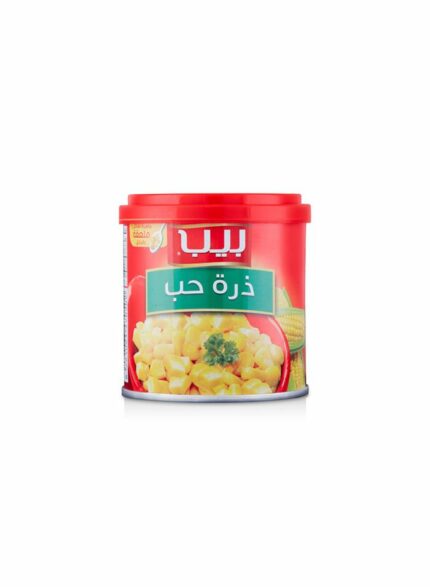 بيب ذرة حب بالملعقة سهلة الفتح - 24 حبة في الكرتون - 184 جم للحبة