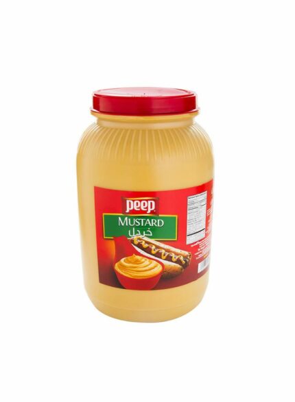 Peep Yellow Mustard - Box Of 4 Pcs - 1 gal For Piece