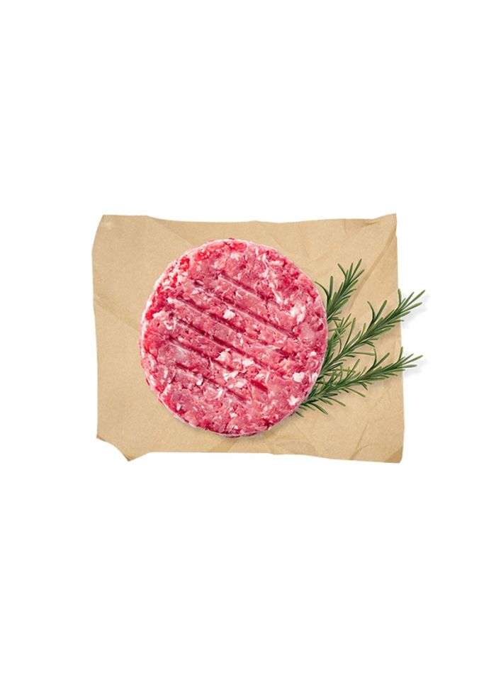 Perfecta Beef Burger Fully Cooked - Box Of 100 Pieces - 80 G