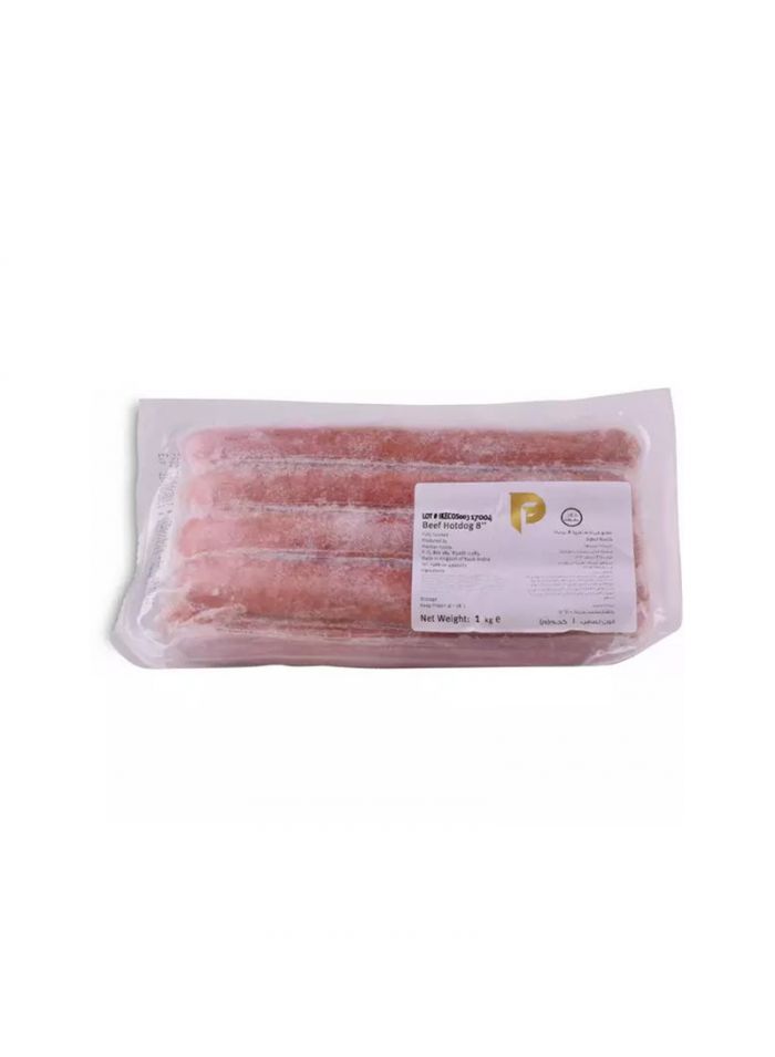 Premier Beef Hotdog 8 Inch - Box Of 30 Pieces - 500 G