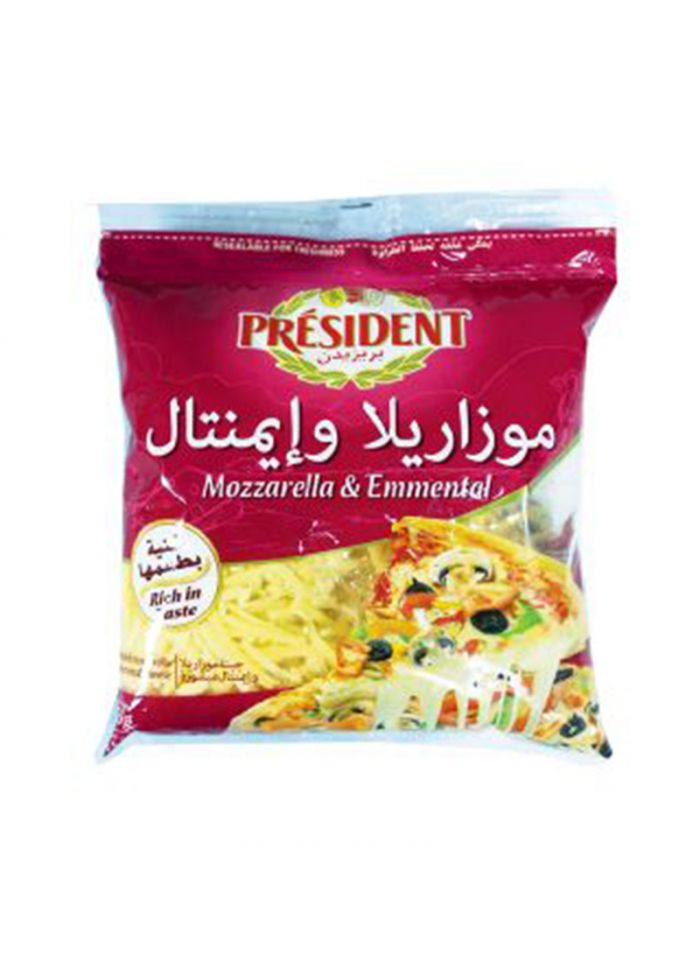 President Mozarilla & Emmental Cheese - Box Of 8 Pieces - 450 G
