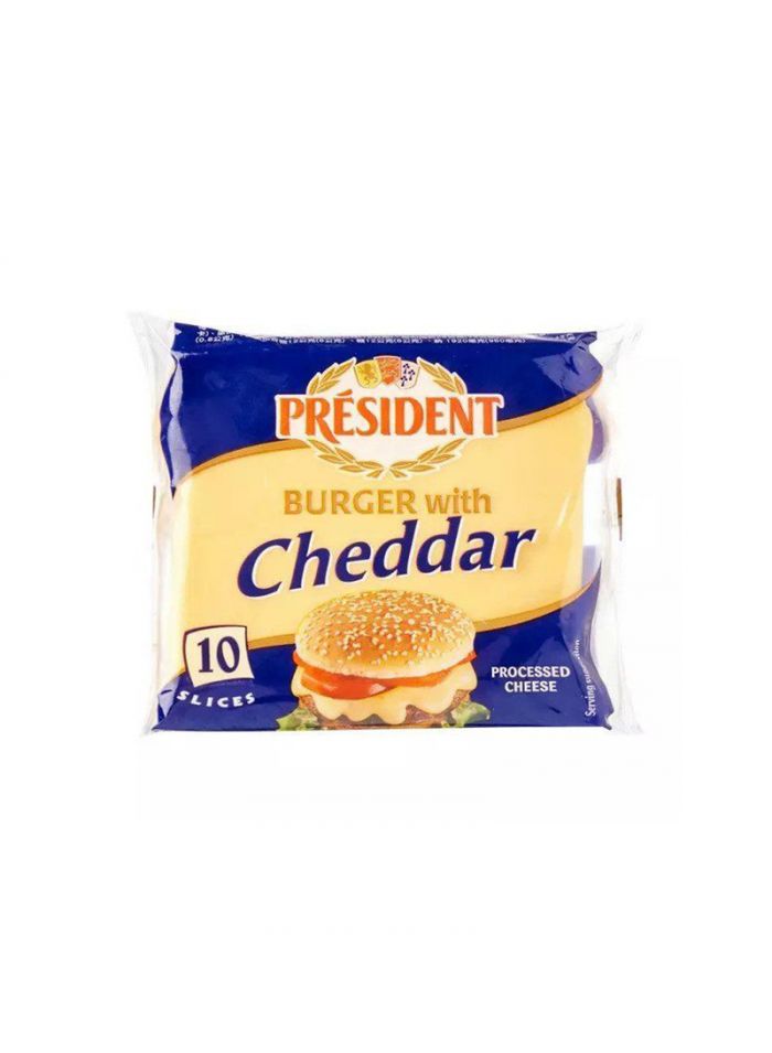 President Slices Cheese  Light 0.9% Fat  - Box Of 36 Pieces - 200 G
