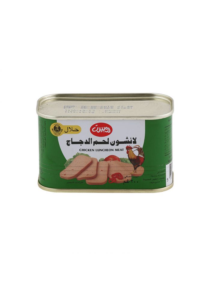 روبيرت لانشون لحم الدجاج صغير بارد - 24 حبة في الكرتون - 200 جم للحبة روبيرت لانشون لحم الدجاج صغير بارد - 24 حبة في الكرتون - 200 جم للحبة