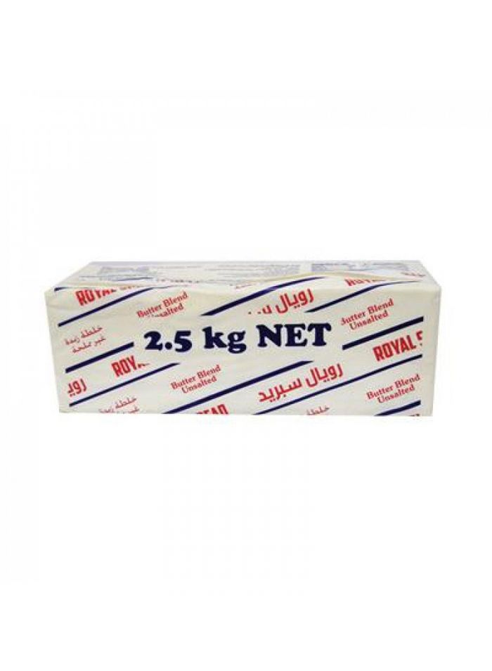 Royal Spread Block Butter 10* 2.5 - Box Of 10 Pieces - 2.5 Kg