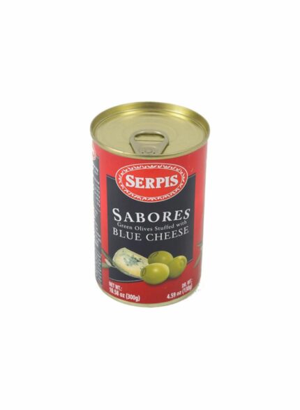 Serpis Olives With Blue Cheese Tin - Box Of 12 Pcs - 300 gm For Piece