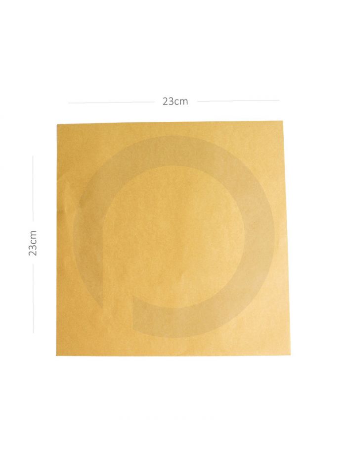 Shine Pe Kraft Wrapping Paper - 2000/Ctn - 23×23 cm