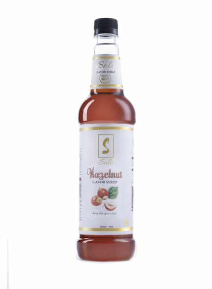 Solo Hazelnut Syrup - Box Of 6 Units - 750Ml