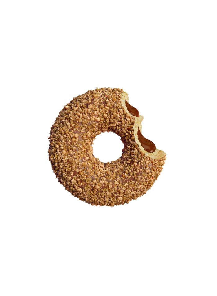 Stokson Nutty Cream Filled Ring Donut - 36 Pieces