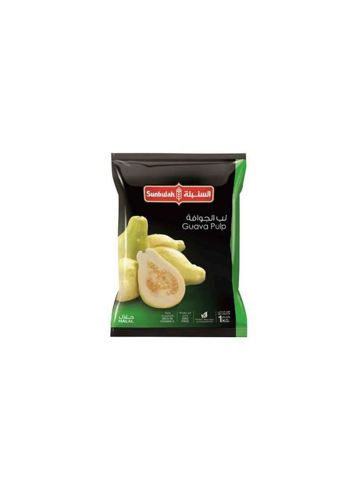 Sunbulah Guava Pulp - Box Of 16 Pieces - 1Kg