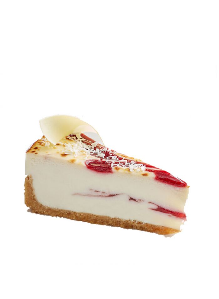 Sweet Street Raspberry White Choco Cheese Cake - Box of 2 Pieces (14) Slice/Piece - 1800 g