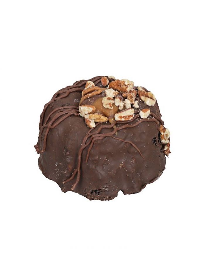 Sweet Street Turtle Molten Bundt Cake - Box of 4 Pieces (9) Slice/Piece - 1800 g