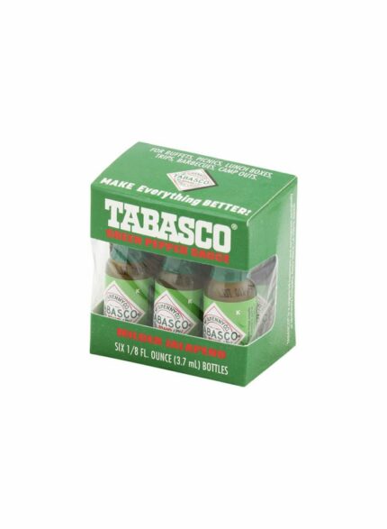 Tabasco Green Pepper Sauce - Box Of 12 Piece - 6 Unites - 37 ml For Unite