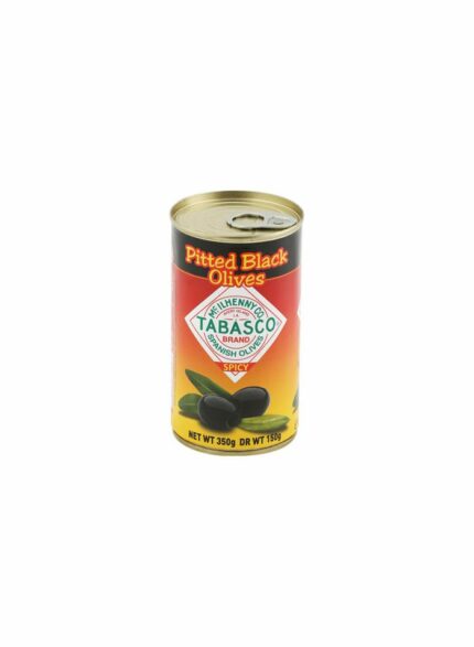 Tabasco Pitted Black Olives - Box Of 12 Pcs - 350 gm For Piece