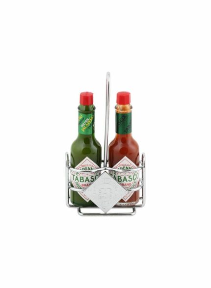 Tabasco Red & Green Pepper Sauce + Holder Free - Box Of 6 Piece - 2 Unites - 60ml For Unite