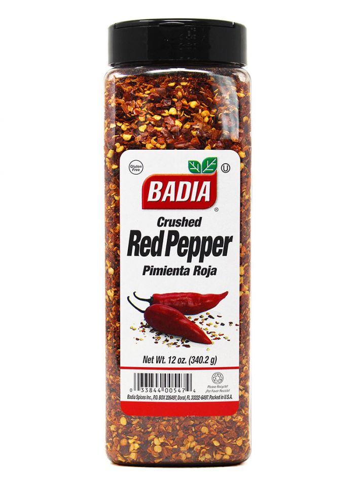 Badia-Pepper-Crushed-Red-12oz-Box-of-6-340.20-g باديا فلفل احمر مبروش 12 اونص - 6 حبات بالكرتون - 340.20 جم للحبة - الصورة 1