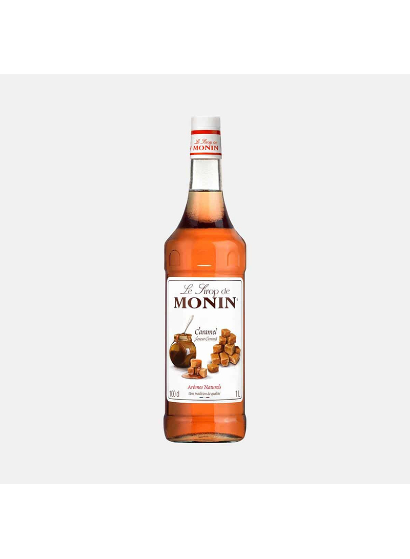 4492244 Monin Light Caramel Syrup - Box Of 6 Pieces - 700 Ml - Image 1