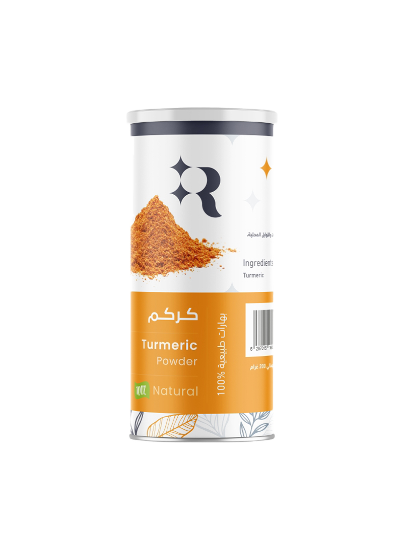 RENJ095 Renjie Turmeric Powder - Box of 12 Pieces - 200 g - Image 1