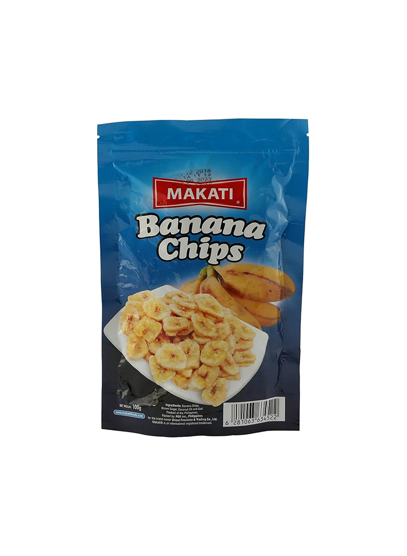 11000073 Makati Banana Chips - Box Of 30 Pieces - 100 G - Image 1