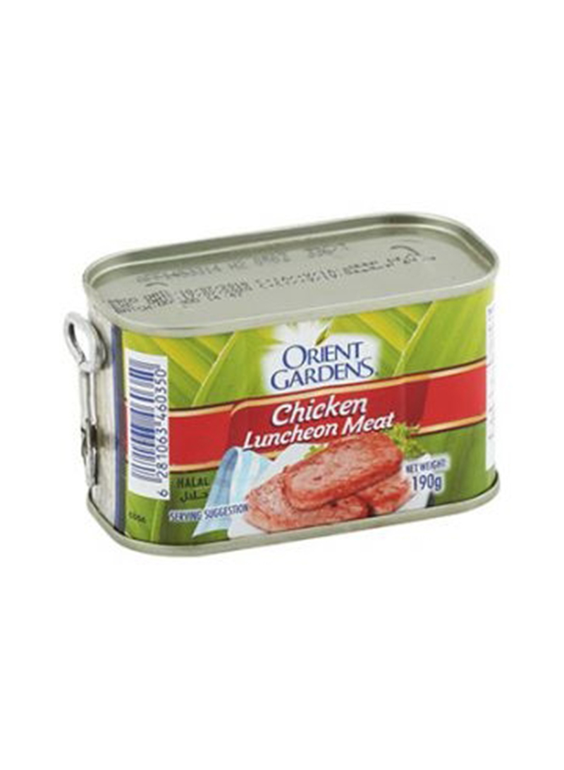 11000153 Orient Gardens Chicken Luncheon Meat - Box Of 24 Pieces - 320 G - Image 1
