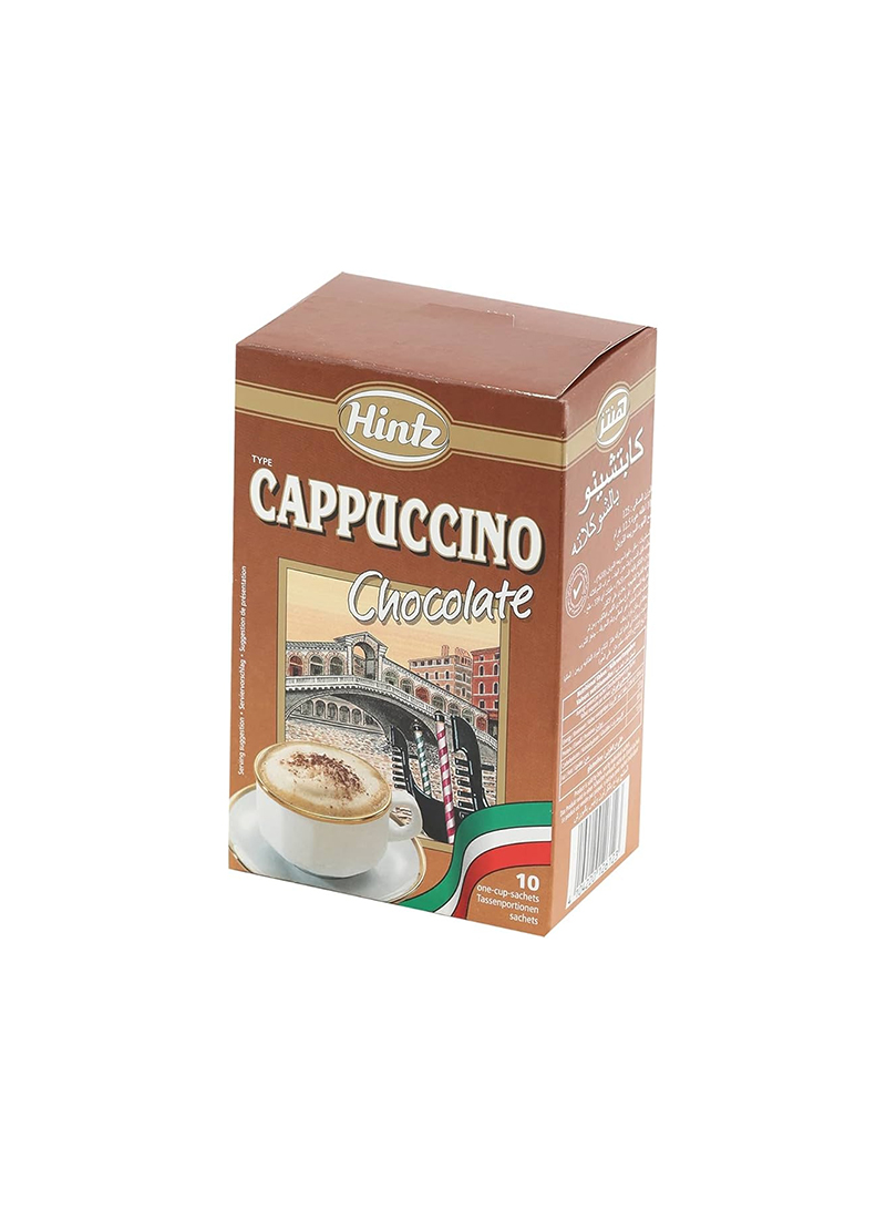 11000252 Hintz Cappuccino Chocolate Sachet - Box Of 12 Pieces - 12.5 G - Image 1