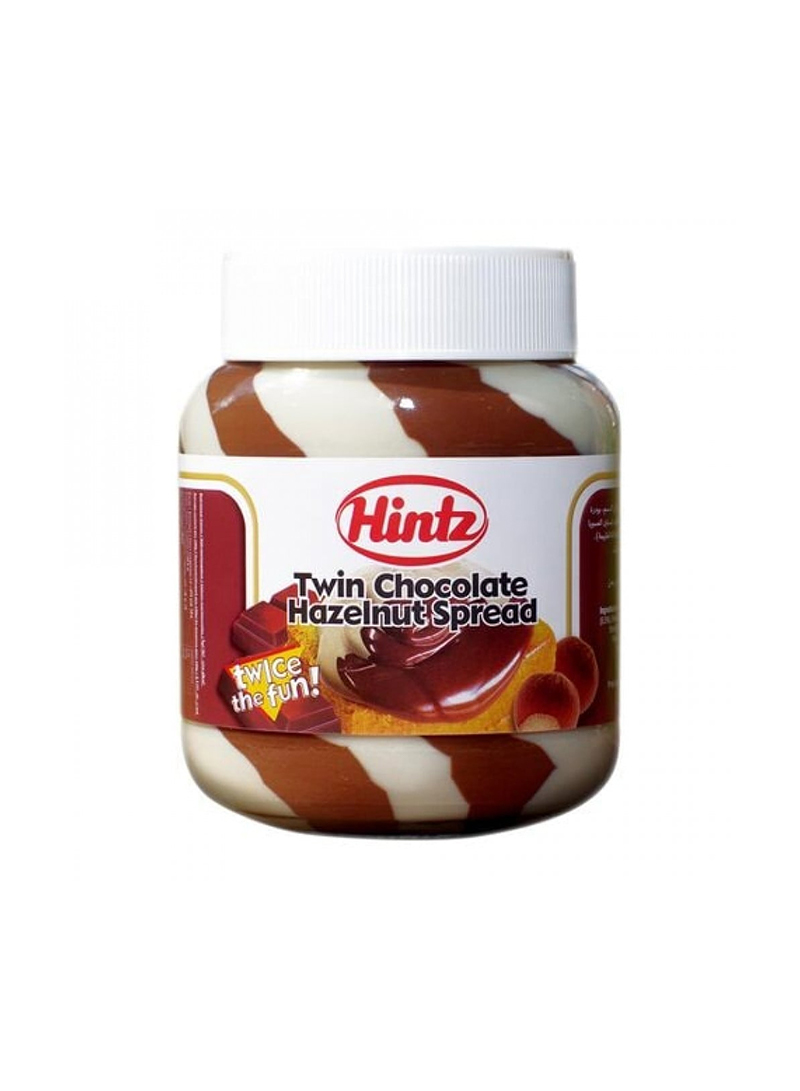 11000269 Hintz Twin Chocolate Hazelnut Spread - Box Of 12 Pieces - 400 G - Image 1
