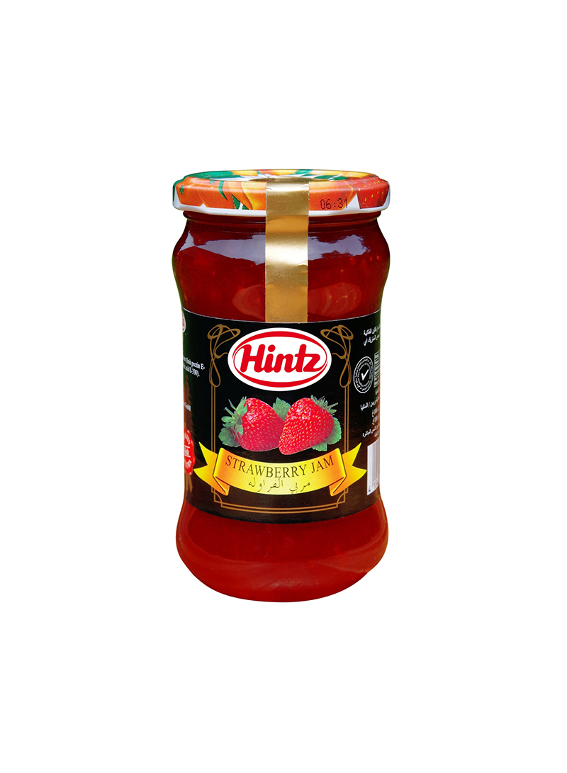 11000284 Hintz Jam Strawberry - Box Of 12 Pieces - 375 G - Image 1