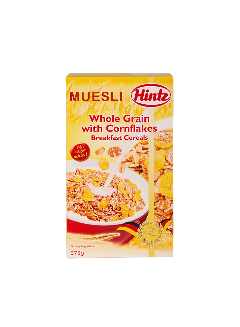 11000299 Hintz Whole Grain Muesli Corn Flakes - Box Of 6 Pieces - 375 G - Image 1