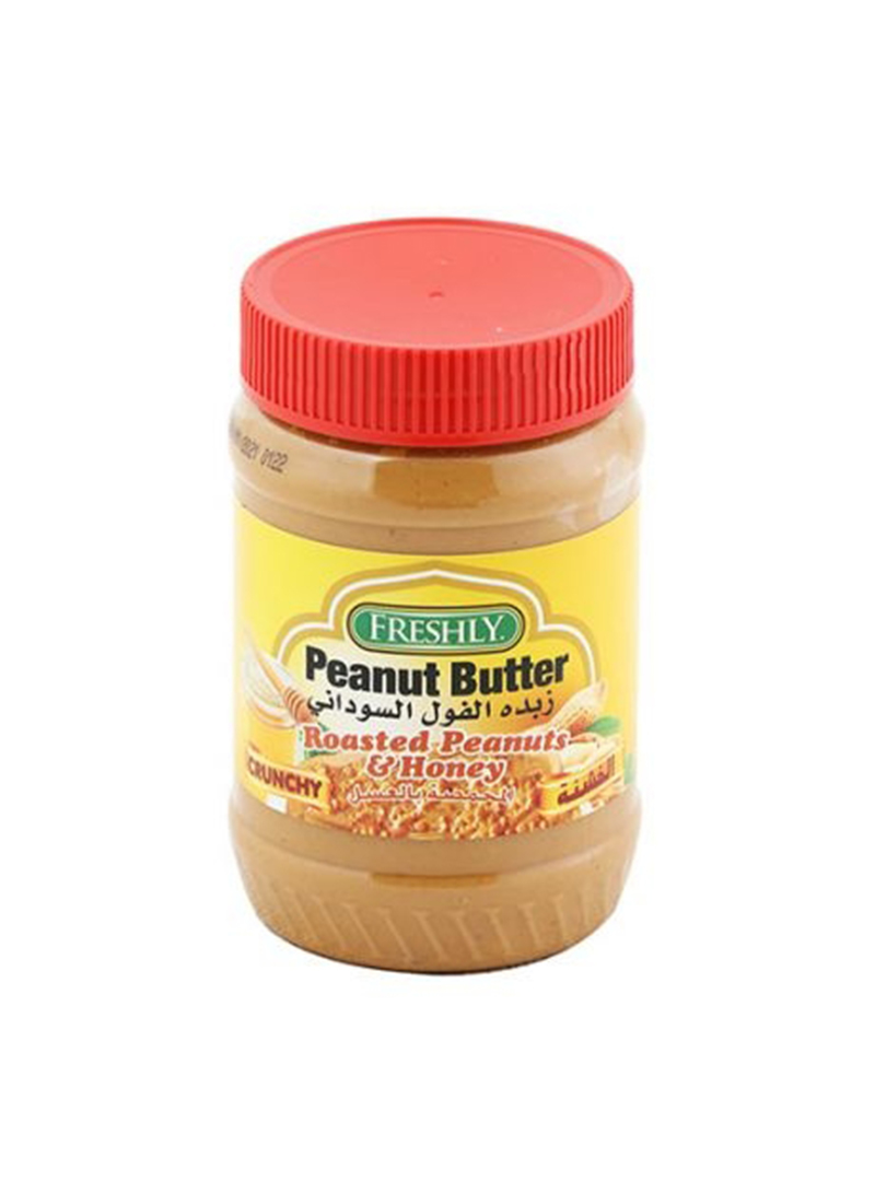 11000442 Freshly Peanut Butter Roasted Crunchy With Honey - Box Of 12 Pieces - 18 Oz - Image 1