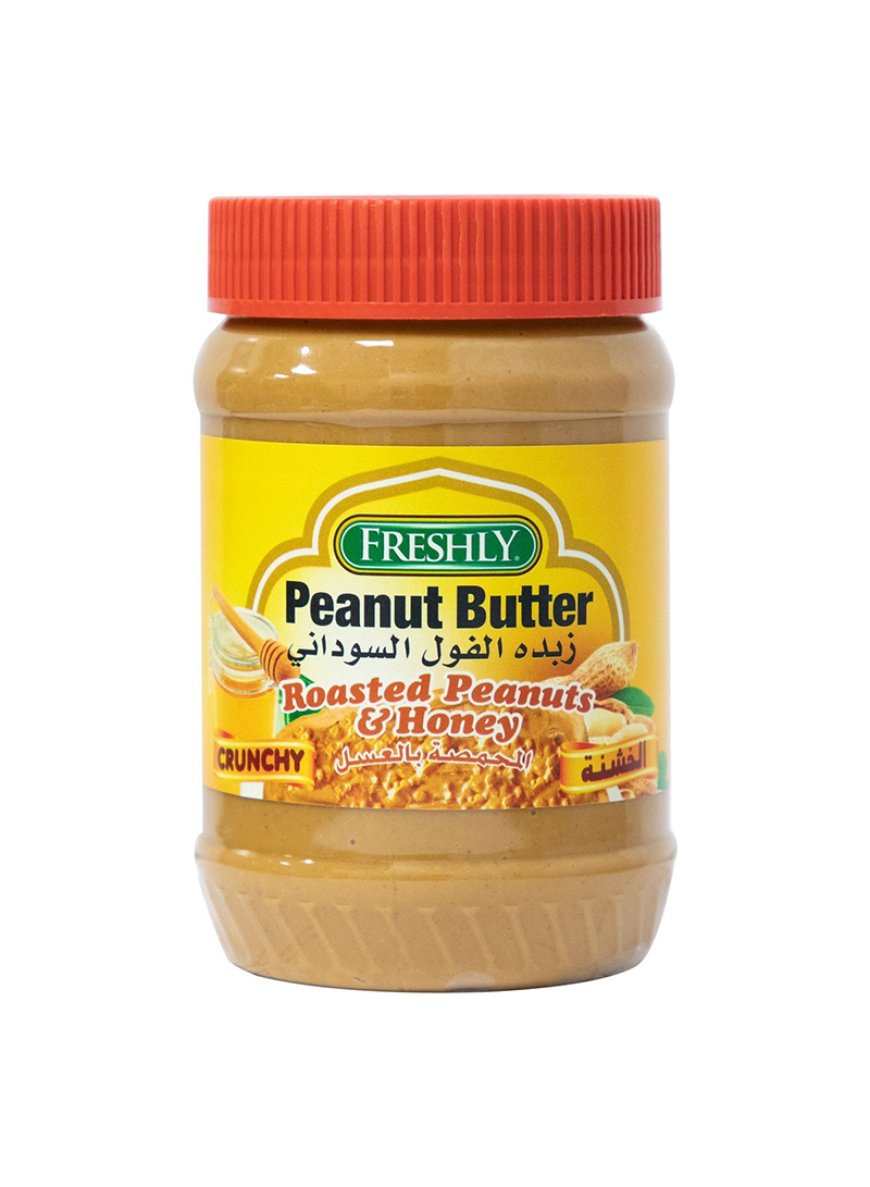 11000460 Freshly Roasted Creamy Peanut Butter With Honey - Box Of 12 Pieces - 18 Oz - Image 1